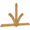 Ekena Millwork Redmond Rough Sawn Timber Gable Bracket, Western Red Cedar, 108"W x 58"H x 2"D x 6"F, 13/12 Pitch GBW108X58X0206RED00RWR - alternate 3